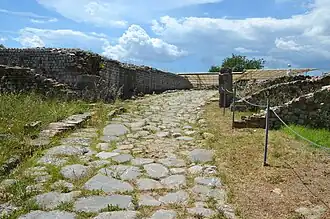 The paved road