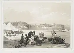 A historic image of Rohri - Sukkur