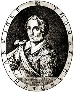 Thomas Cavendish, explorer and privateer, attended Corpus Christi College from 1575 without completing his degree.