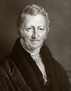 Robert Malthus, British scholar, philosopher, economist and population theorist, was admitted to the college in 1784, and elected a Fellow in 1793.