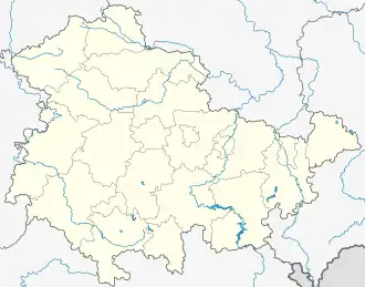 Böhlen is located in Thuringia