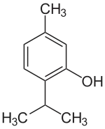 Thymol is one of many terpenes found in plants.[91]