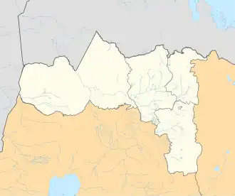 Beles is located in Tigray Region