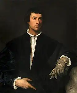 Man with a glove, c.&nbsp;1520, Louvre, Paris
