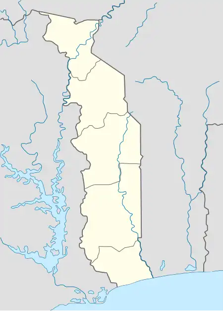 LFW is located in Togo
