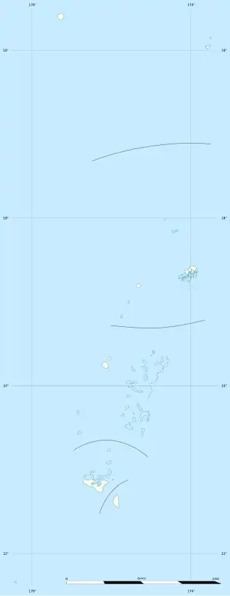ʻOhonua is located in Tonga