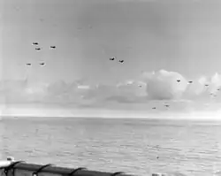 VT-8 in flight