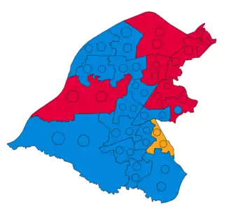2004 results map