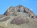 Summit detail, southwest aspect