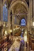 Triforium view of the church from the Altar