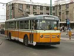 Saurer 415 trolleybus in Timișoara, 2005