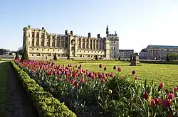 The palace as seen from the gardens