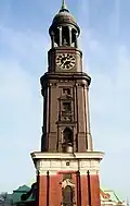 "The tower of Sankt Michaelis (Hamburg) allows one to see three seas: The sea of houses during day, the sea of lights during the night and the see nothing on foggy days.