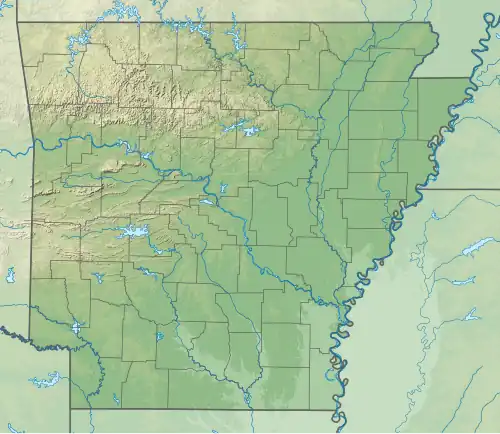 Millwood Lake is located in Arkansas