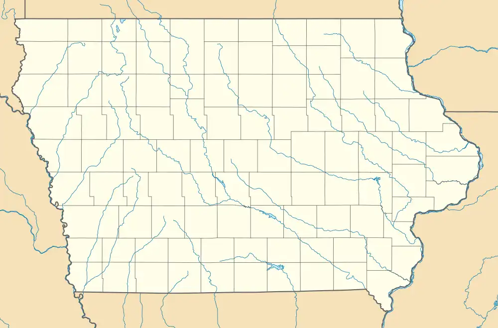 Carl L. Caviness Post 102, American Legion is located in Iowa