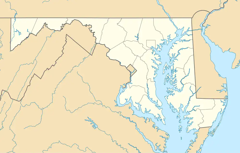 Kennedy Farmhouse is located in Maryland