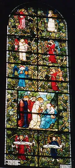 The Worship of the Magi window, 1882, Trinity Church, Boston