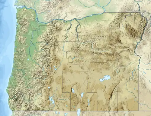 Johnson Creek (Willamette River tributary) is located in Oregon