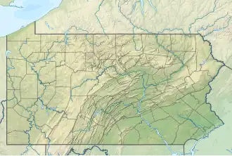 Map of Rundelltown Creek mouth location