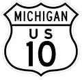Business US Highway 10 marker