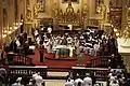 U.S. Navy Band performs in the Basilique-Cathédrale Notre-Dame de Québec as part of the closing ceremonies of the 10th annual Quebec City International Festival of Military Bands