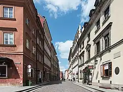 Historical houses around Castle Square