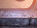 Ulisse De Matteis, inscription on a window in the Laurentian library, 1876.
