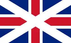 The Scottish version of the First Union Flag saw limited use in Scotland from 1606 to 1707, following the Union of the Crowns.