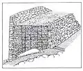 Stone fortification wall, reconstruction.[51]