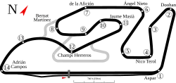 Layout of the Circuit Ricardo Tormo