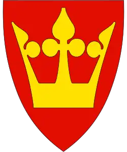 Coat of arms of Vestfold County (1970-2019)