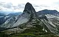 Vicuna Peak from northeast (Alpaca Peak to right)