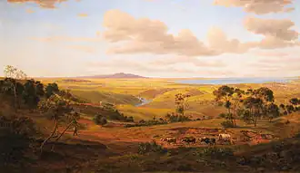 View of Geelong, 1856, Geelong Gallery