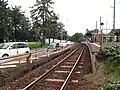 A view of the platform and track.