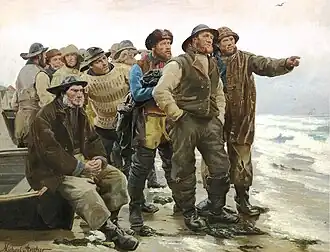 Will He Round the Point?, Michael Ancher, ca. 1880