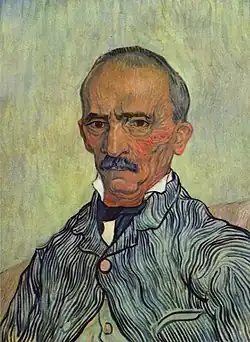 Portrait of Trabuc; Chief Orderly at Saint-Paul Hospital 1889 Kunstmuseum Solothurn, Solothrun, Switzerland (F629)