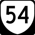 State Route 54 marker