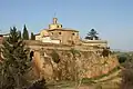 Panorama of the walls of Civita Castellana