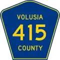 State Road 415 and County Road 415 marker