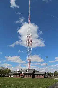 WBNS 380&nbsp;ft tower in Columbus, Ohio