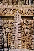 Wall relief sculpture, Amrutesvara temple