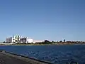 Foreshore with silo