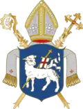 Original Coat of arms Coat of arms of the Prince-Bishopric of Warmia as a part of Poland of Warmia