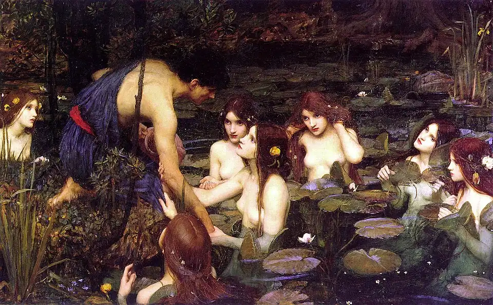 John William Waterhouse , Hylas and the Nymphs , 1896