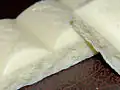 Because white chocolate contains no cocoa solids, it is classified as sugar confectionery instead of chocolate.[needs update]