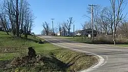 State Route 78 in the community's east side