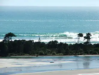 The Bay of Plenty seen from Whakatāne