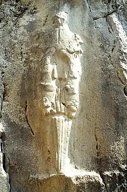 Nergal, depicted at Yazılıkaya, photographed 2002