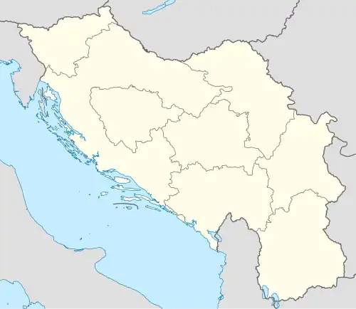 1936–37 Yugoslav Football Championship is located in Yugoslavia (1939–1941)