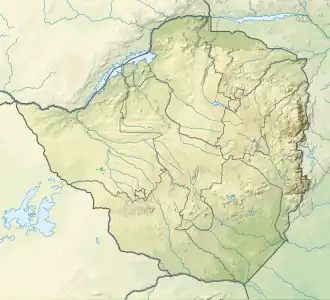 Mvurwi Range is located in Zimbabwe